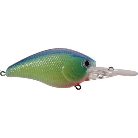 Bromas 0.5 oz Luck E Strike Ao Smoothies Crankbaits - Yellow & Blue Scale BR2977183